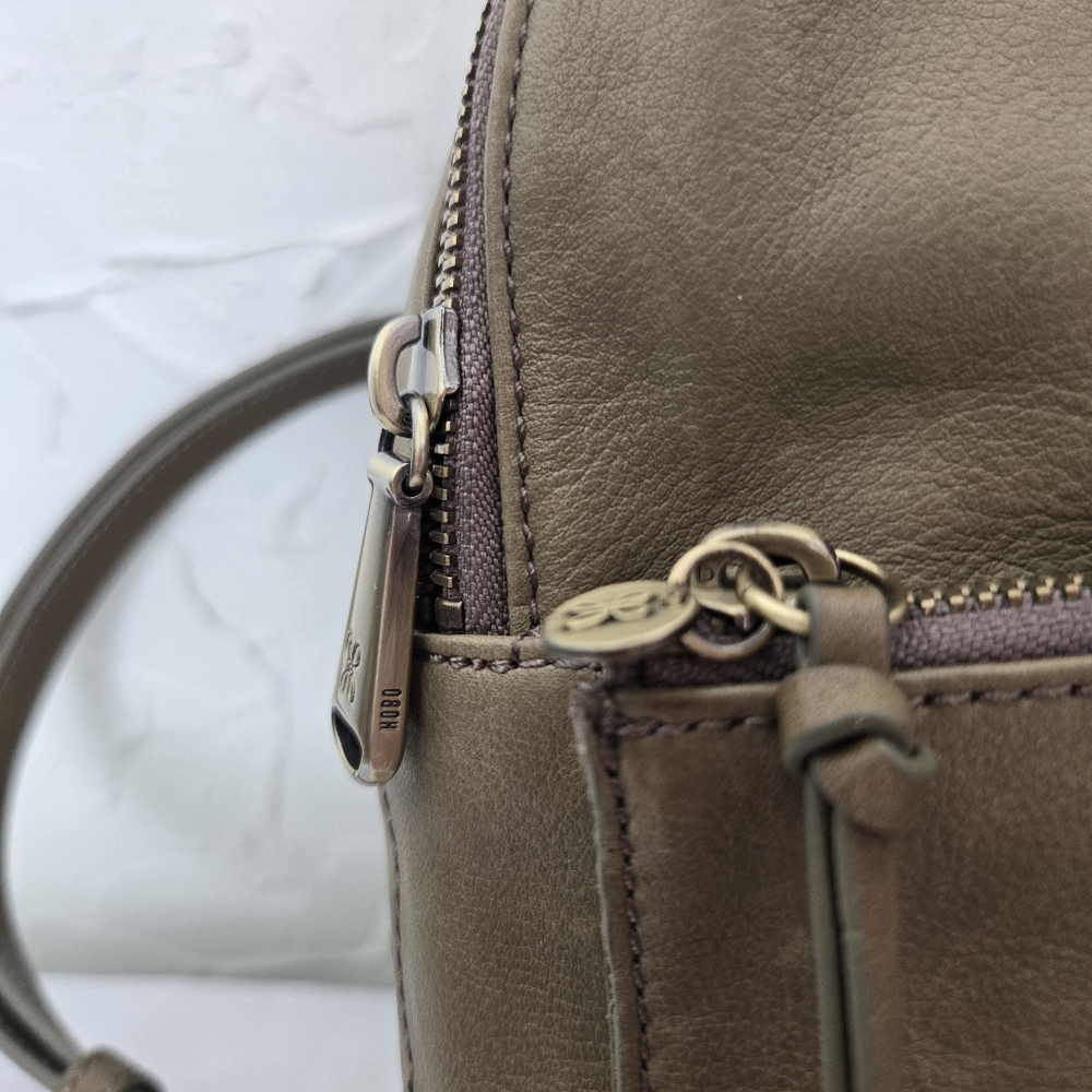 Hobo Leather Green Mini Backpack - image 7